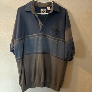 LD Sport International colorblock polo size large